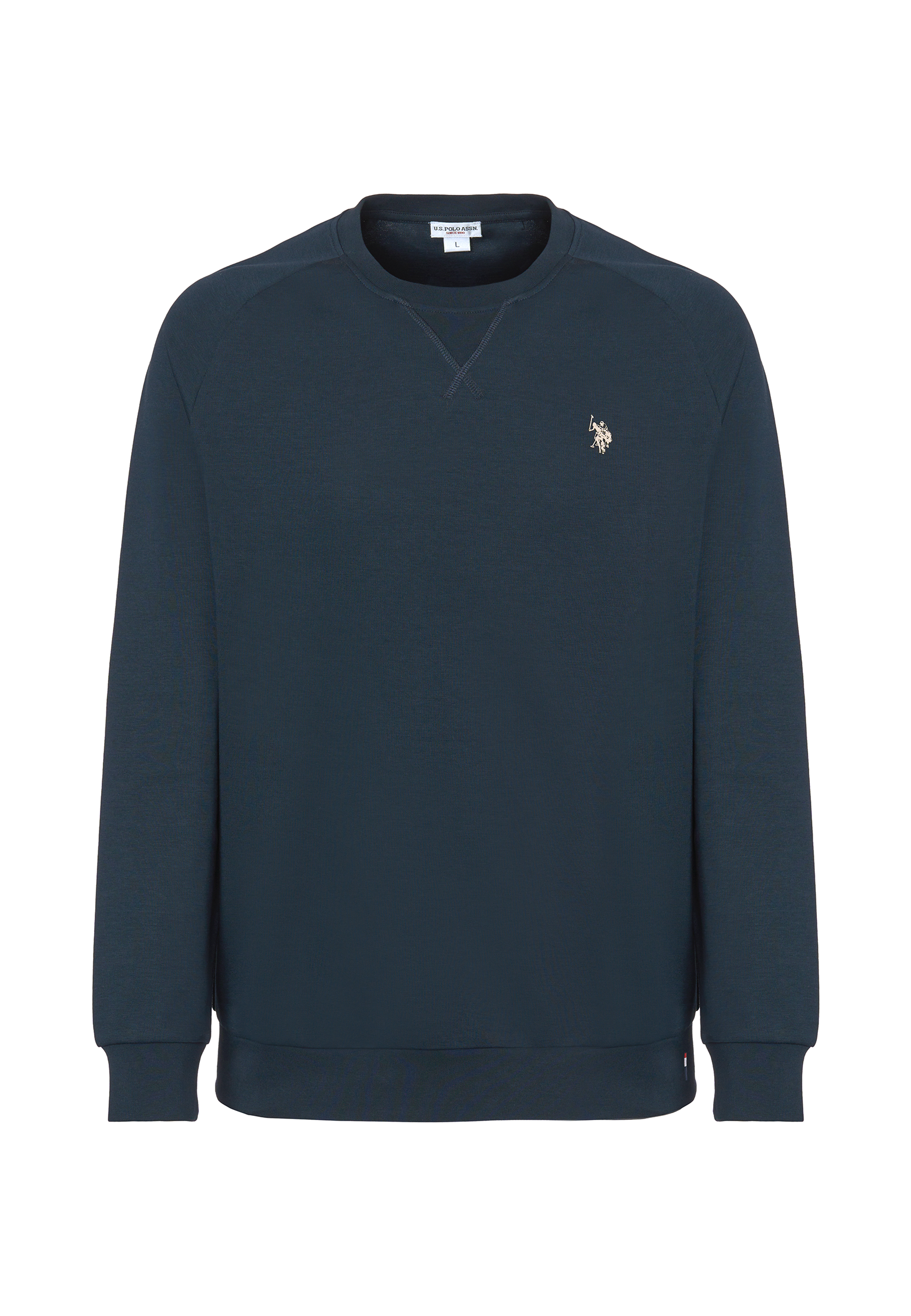 Felpa girocollo in cotone premium quality con logo