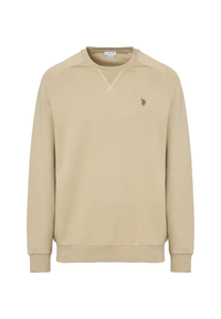 Felpa girocollo in cotone premium quality con logo