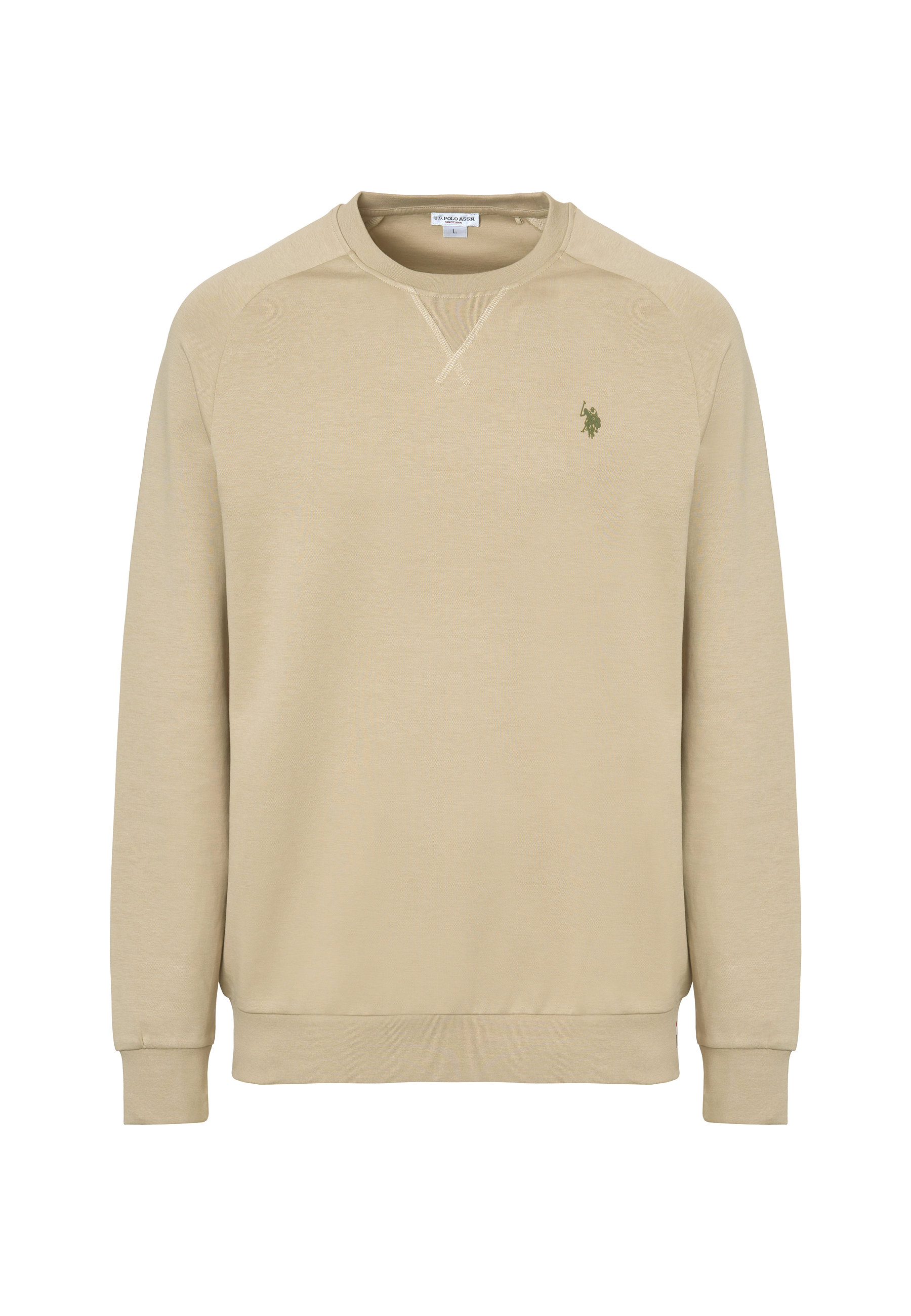 Felpa girocollo in cotone premium quality con logo