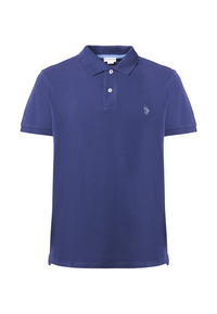 Polo shirt a maniche corte in cotone piquet
