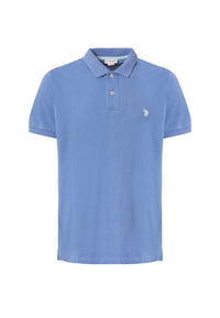 Polo shirt a maniche corte in cotone piquet