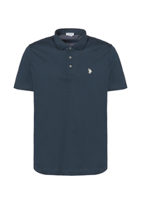 Polo shirt a maniche corte in cotone premium quality con logo