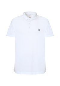 Polo shirt a maniche corte in cotone supima premium quality con logo