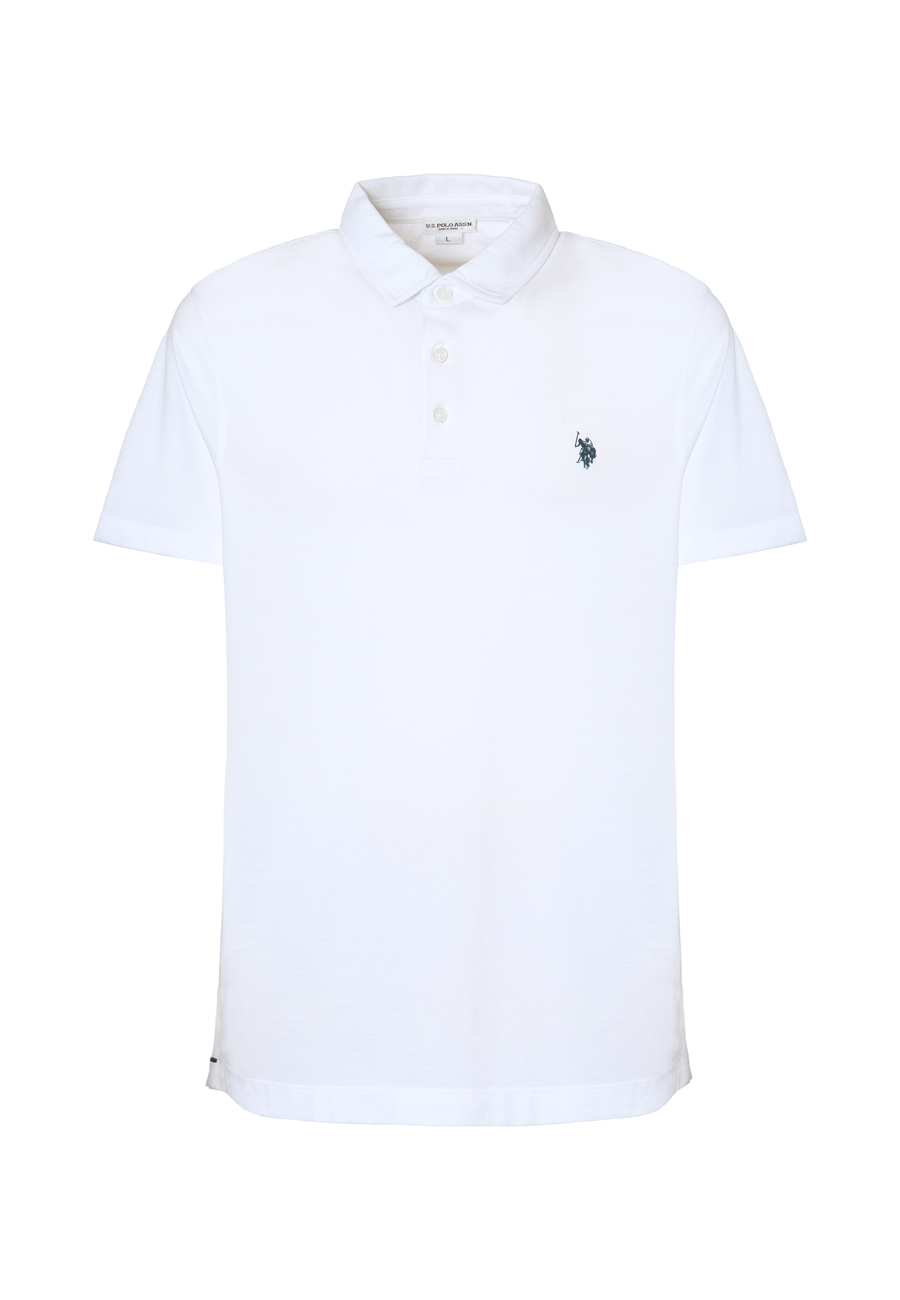 Polo shirt a maniche corte in cotone supima premium quality con logo