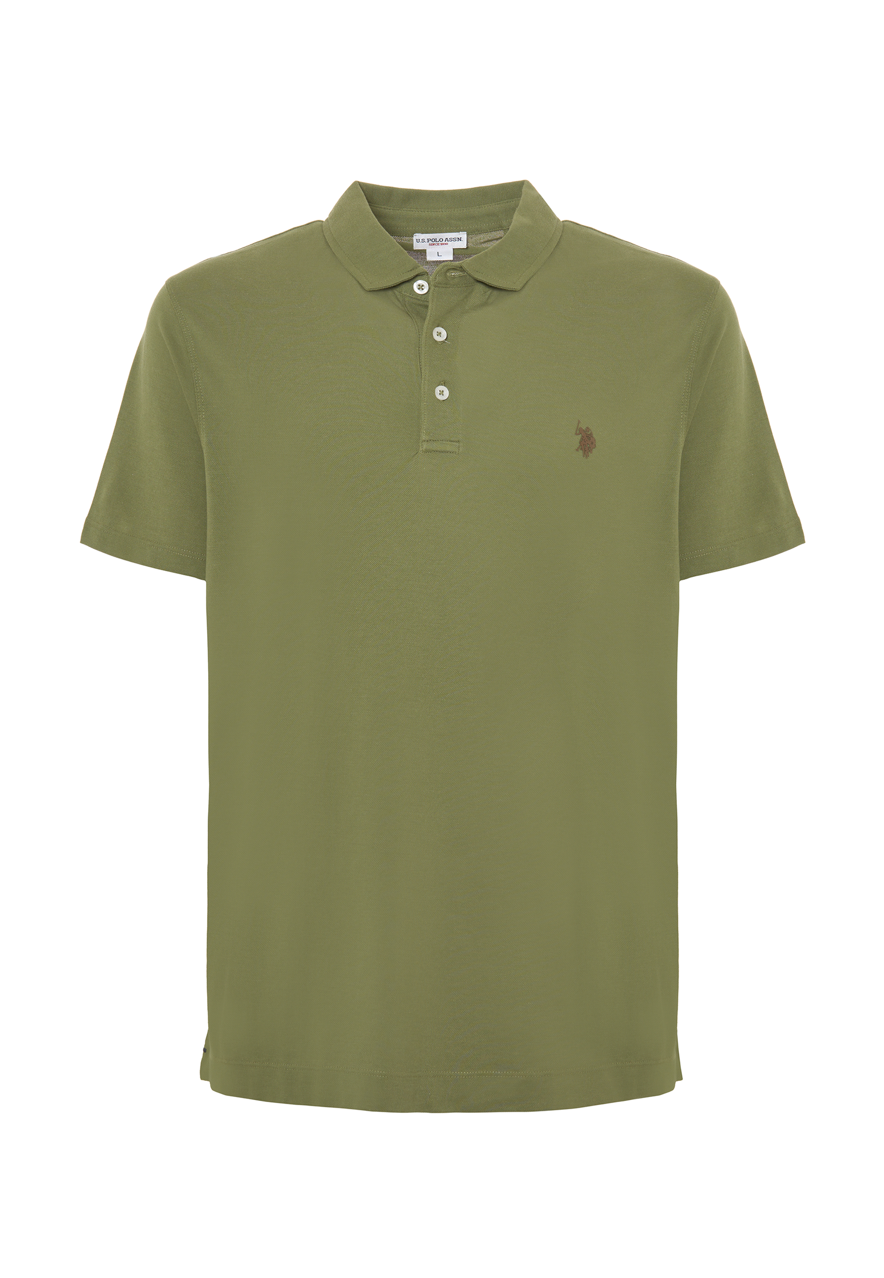 Polo shirt a maniche corte in cotone supima premium quality con logo