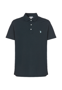 Polo shirt a maniche corte in cotone supima premium quality con logo