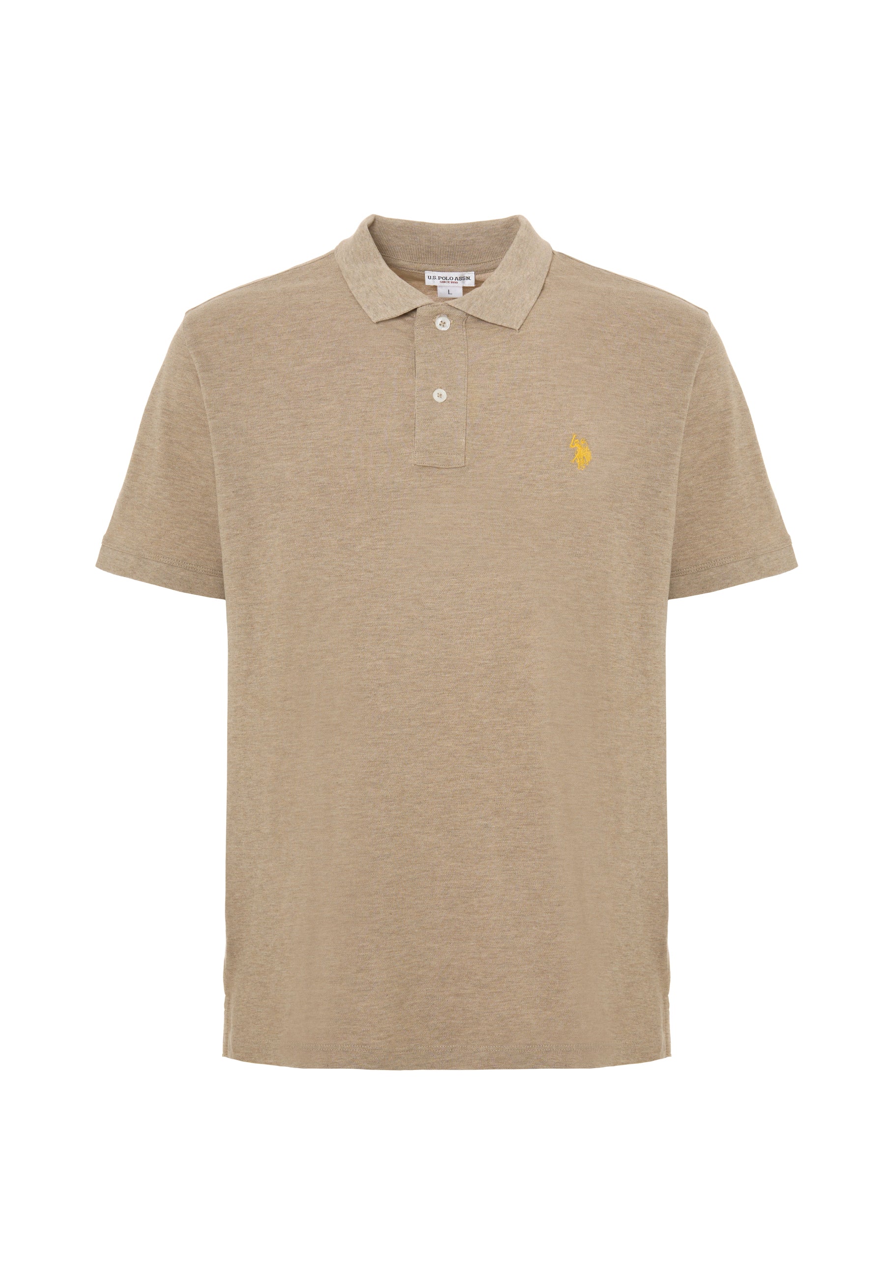 Polo shirt a maniche corte in cotone melange premium quality con logo