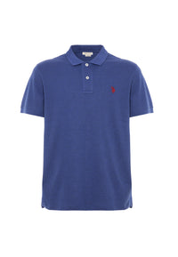 Polo shirt a maniche corte in cotone melange premium quality con logo