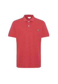 Polo shirt a maniche corte in cotone melange premium quality con logo