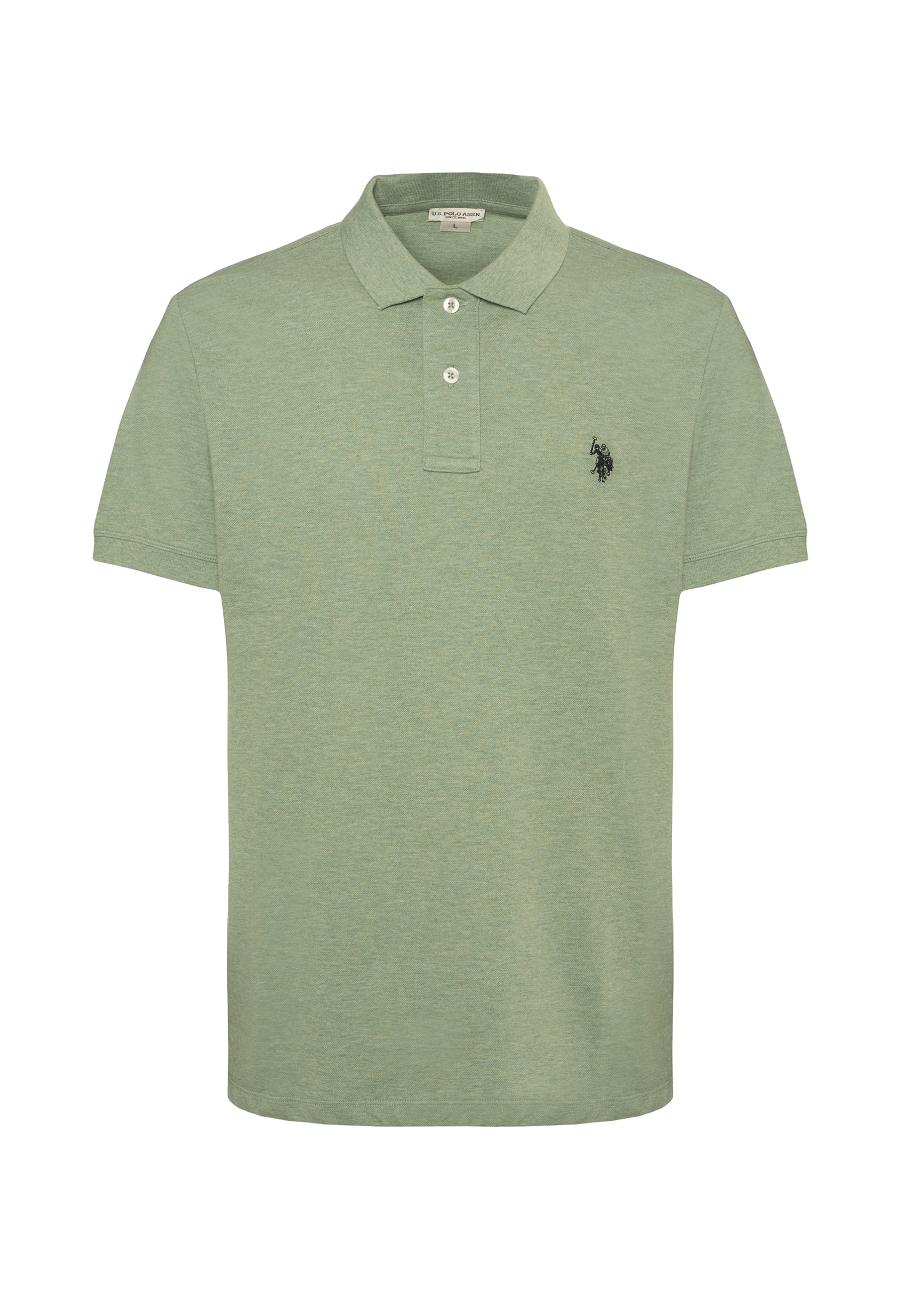 Polo shirt a maniche corte in cotone melange premium quality con logo