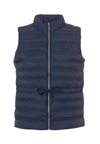 Gilet ultra light in nylon con coulisse regolabile