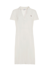 Abito a maniche corte in cotone stretch