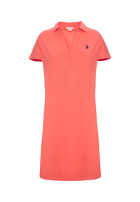 Abito a maniche corte in cotone stretch