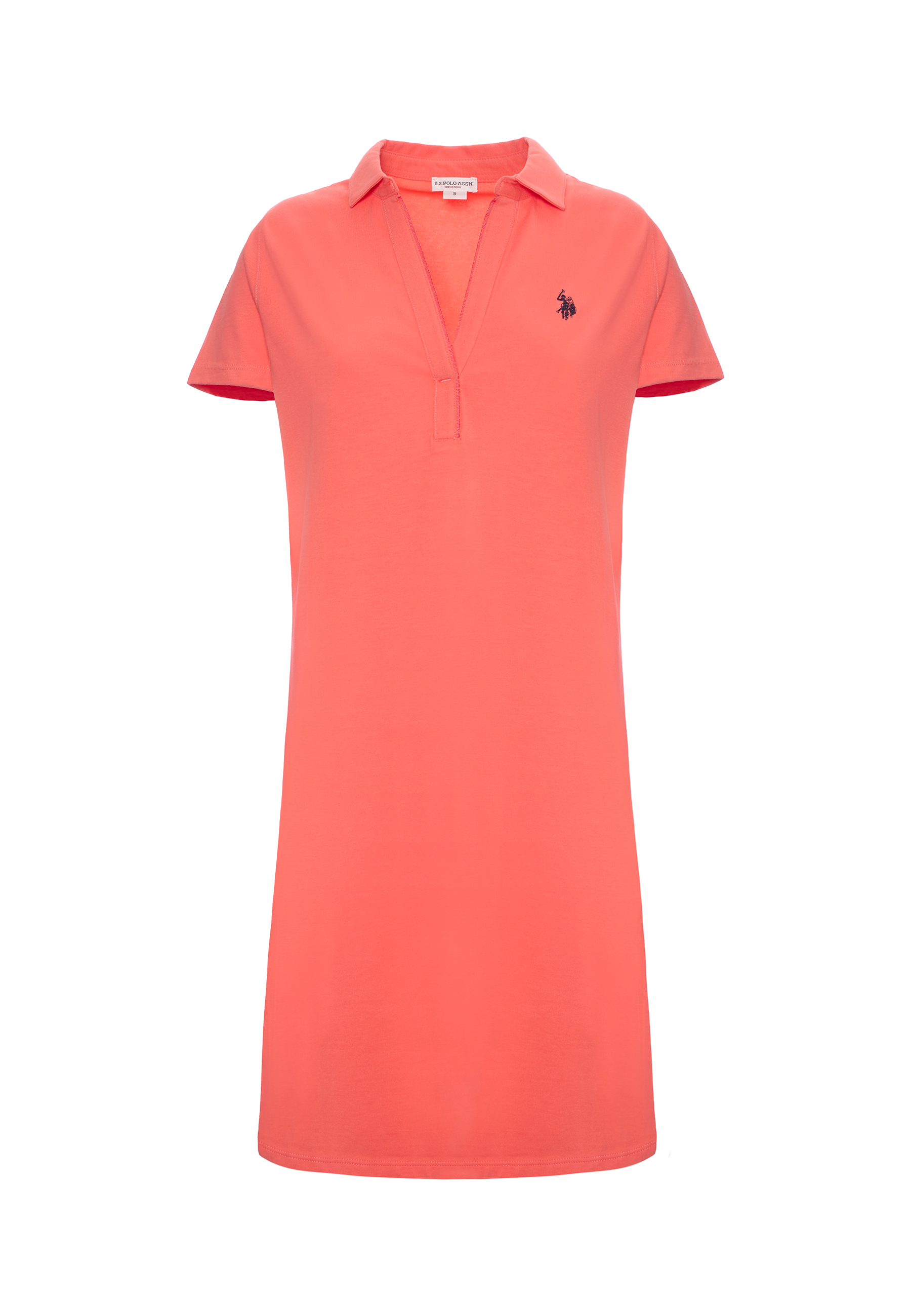 Abito a maniche corte in cotone stretch