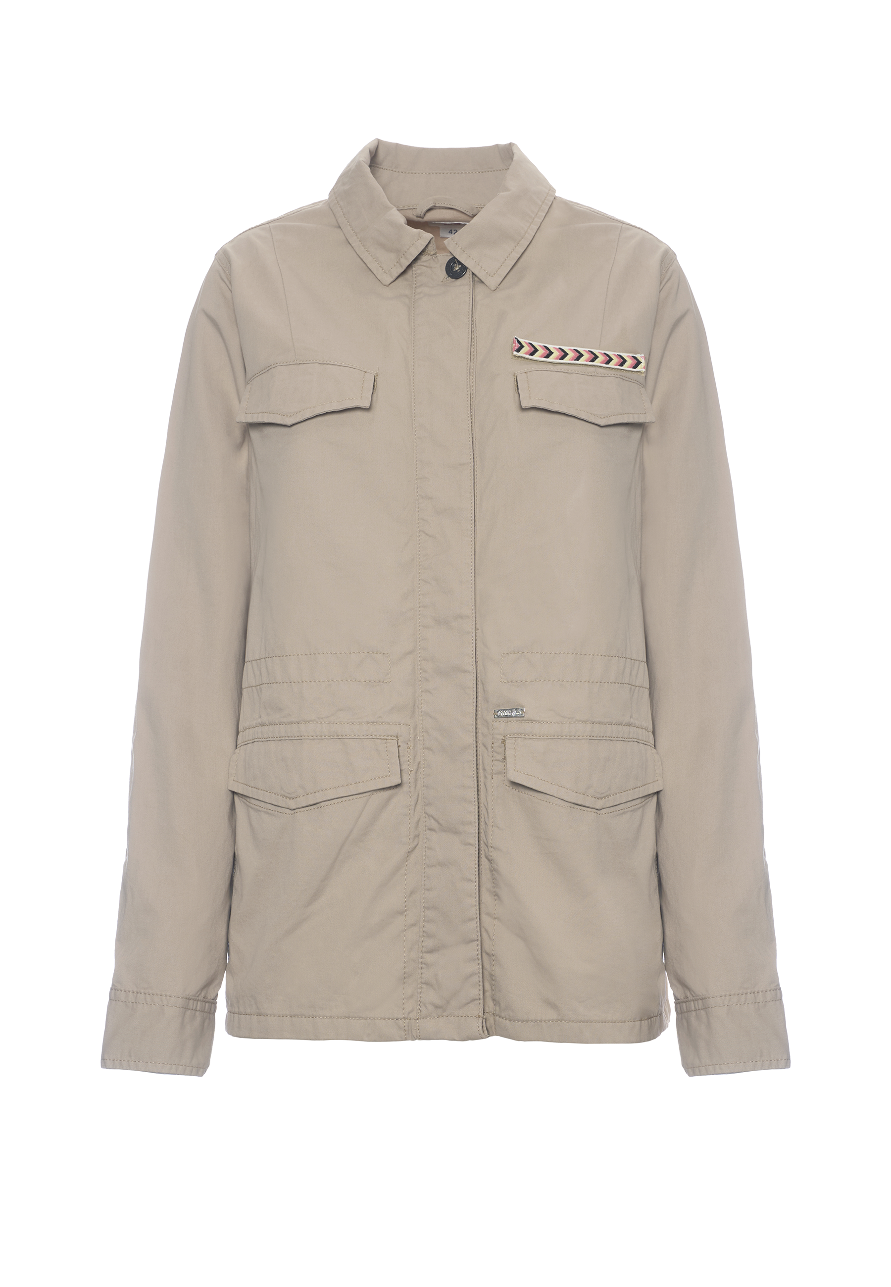 Giacca field in cotone gabardine