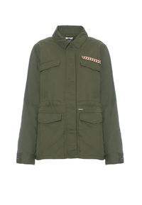 Giacca field in cotone gabardine