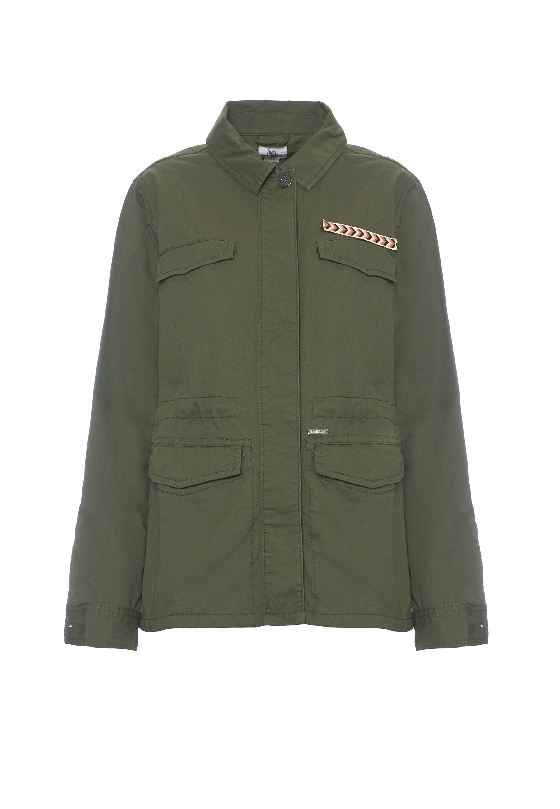 Giacca field in cotone gabardine