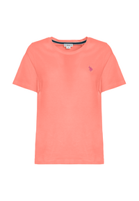 T-shirt girocollo a maniche corte in misto cotone e viscosa premium quality