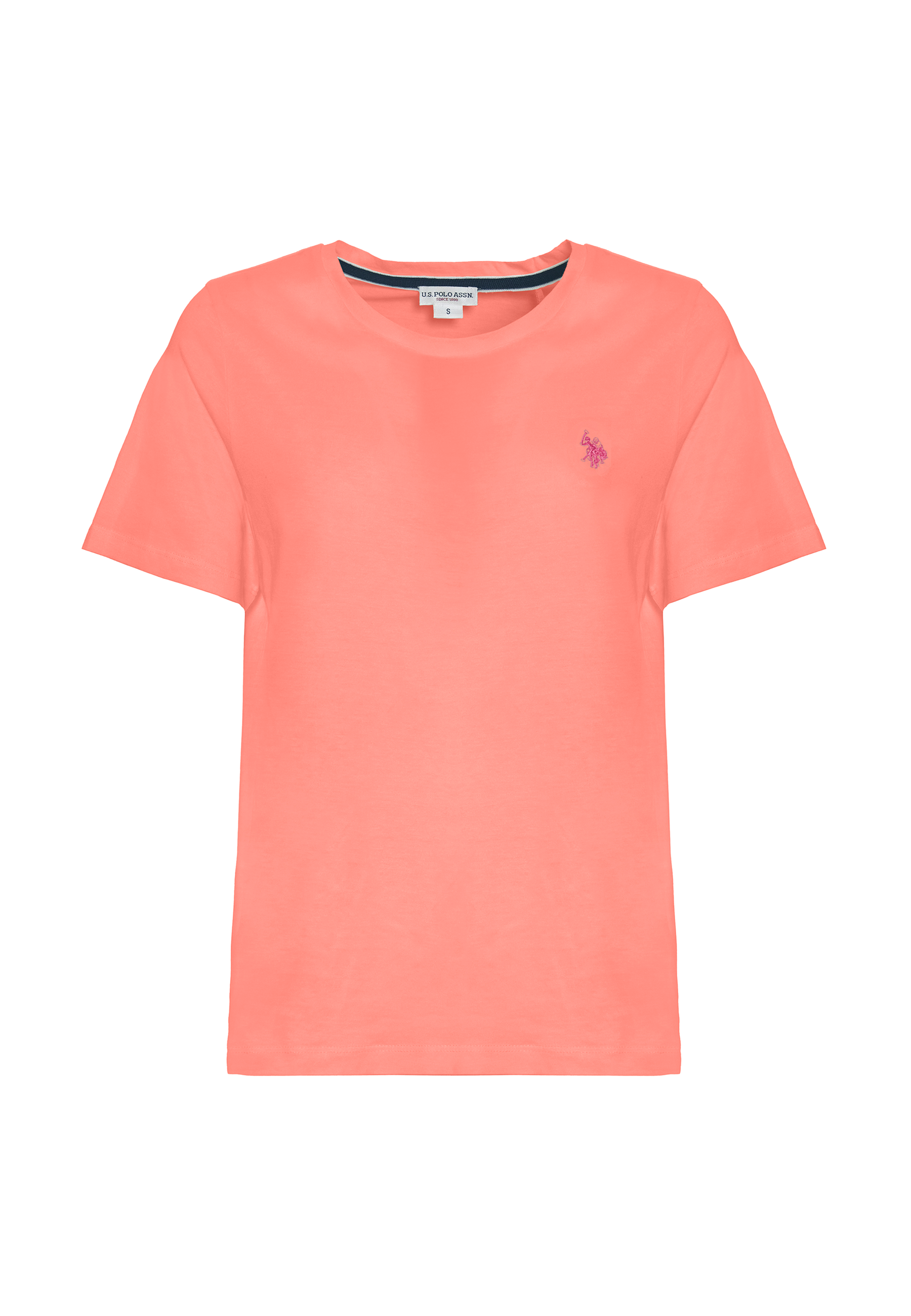 T-shirt girocollo a maniche corte in misto cotone e viscosa premium quality