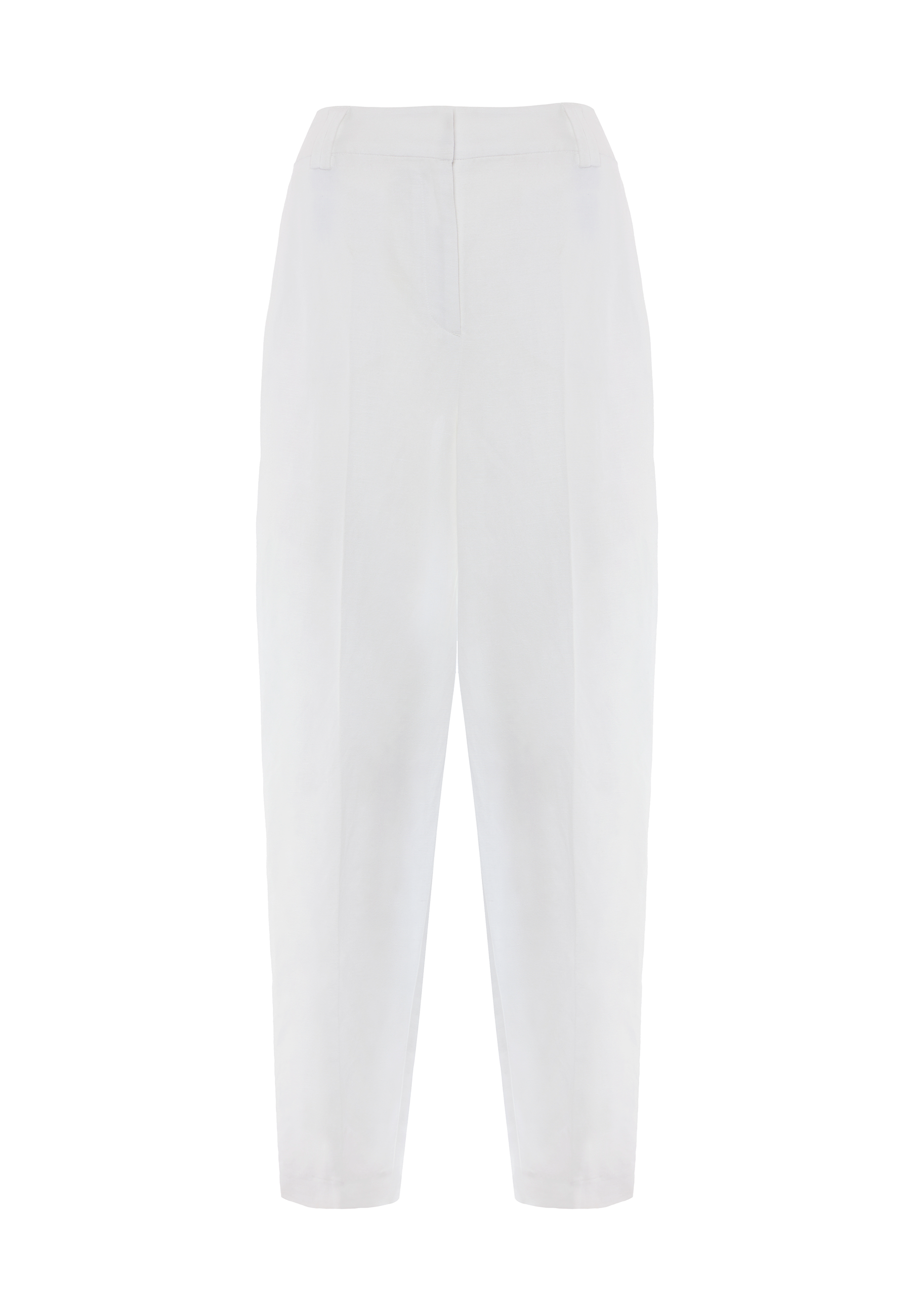 Pantalone in misto viscosa e lino