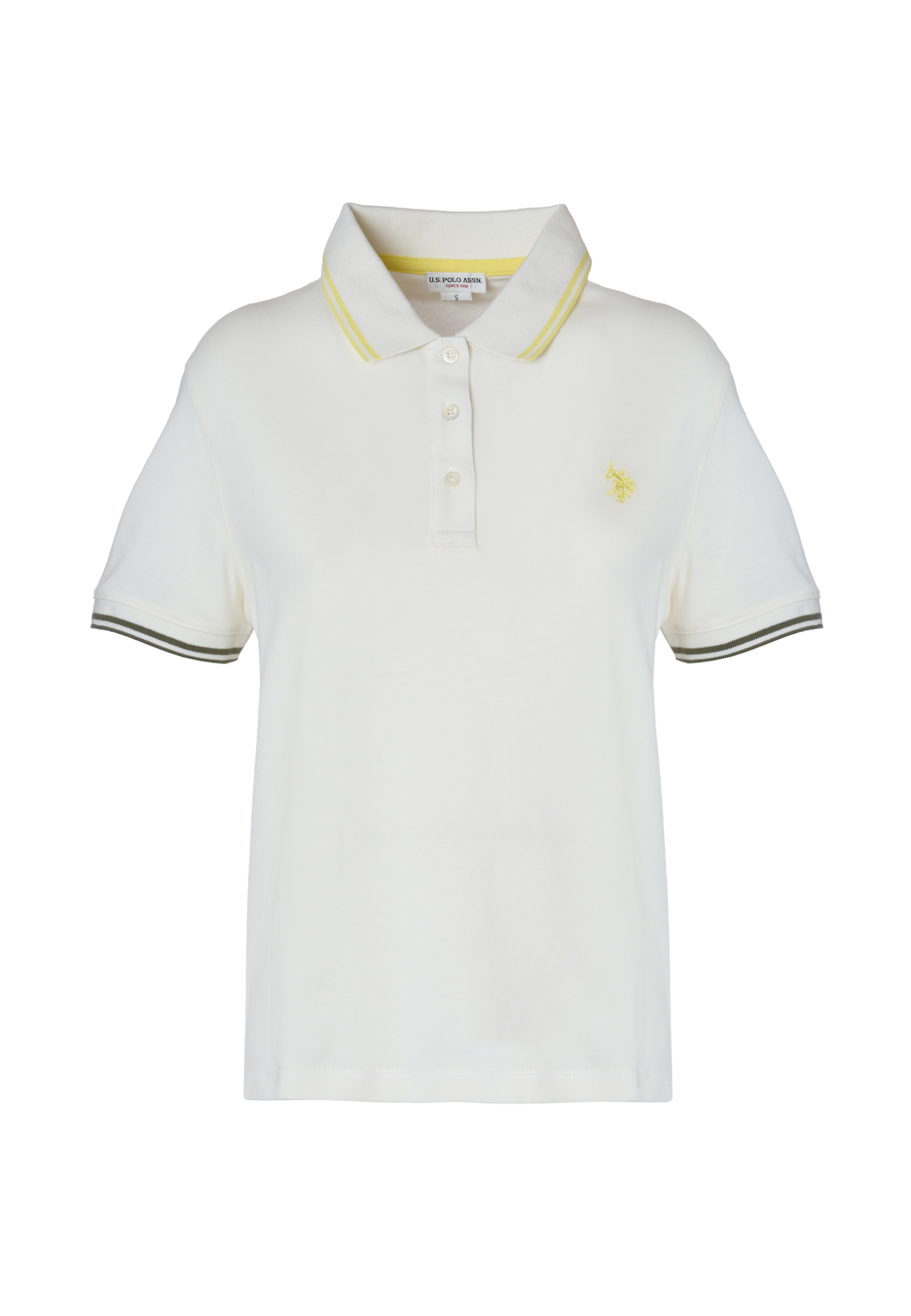 Polo shirt a maniche corte vestibilità regular in cotone micropiquet stretch