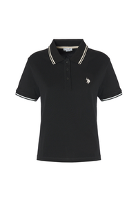 Polo shirt a maniche corte vestibilità regular in cotone micropiquet stretch