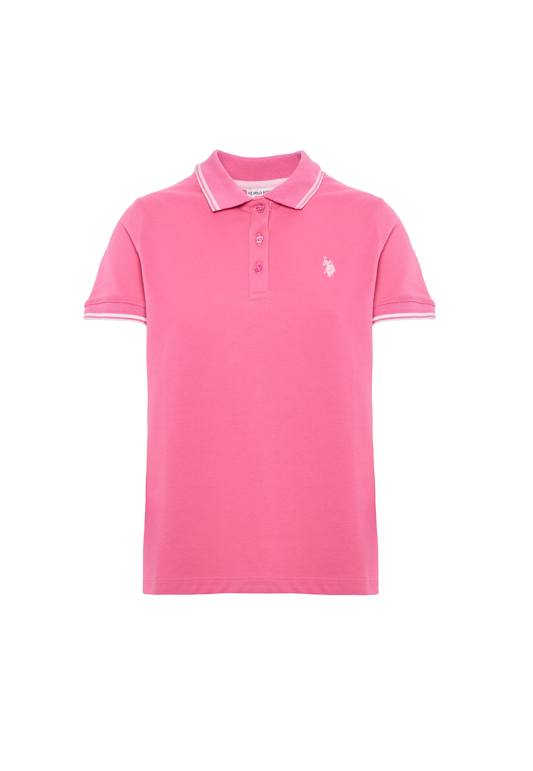 Polo shirt a maniche corte vestibilità regular in cotone micropiquet stretch