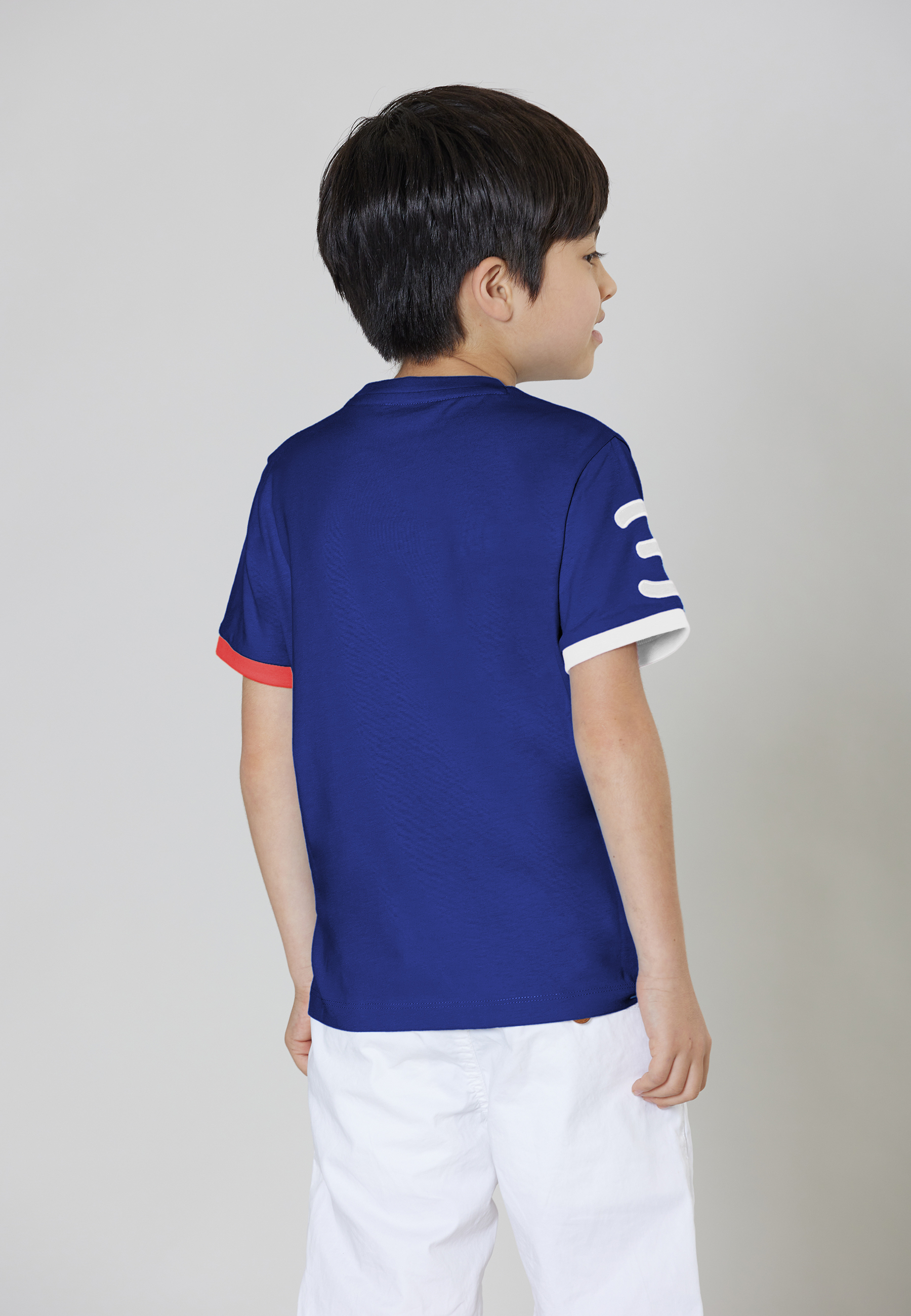 T-shirt a maniche corte in cotone con logo big e numero