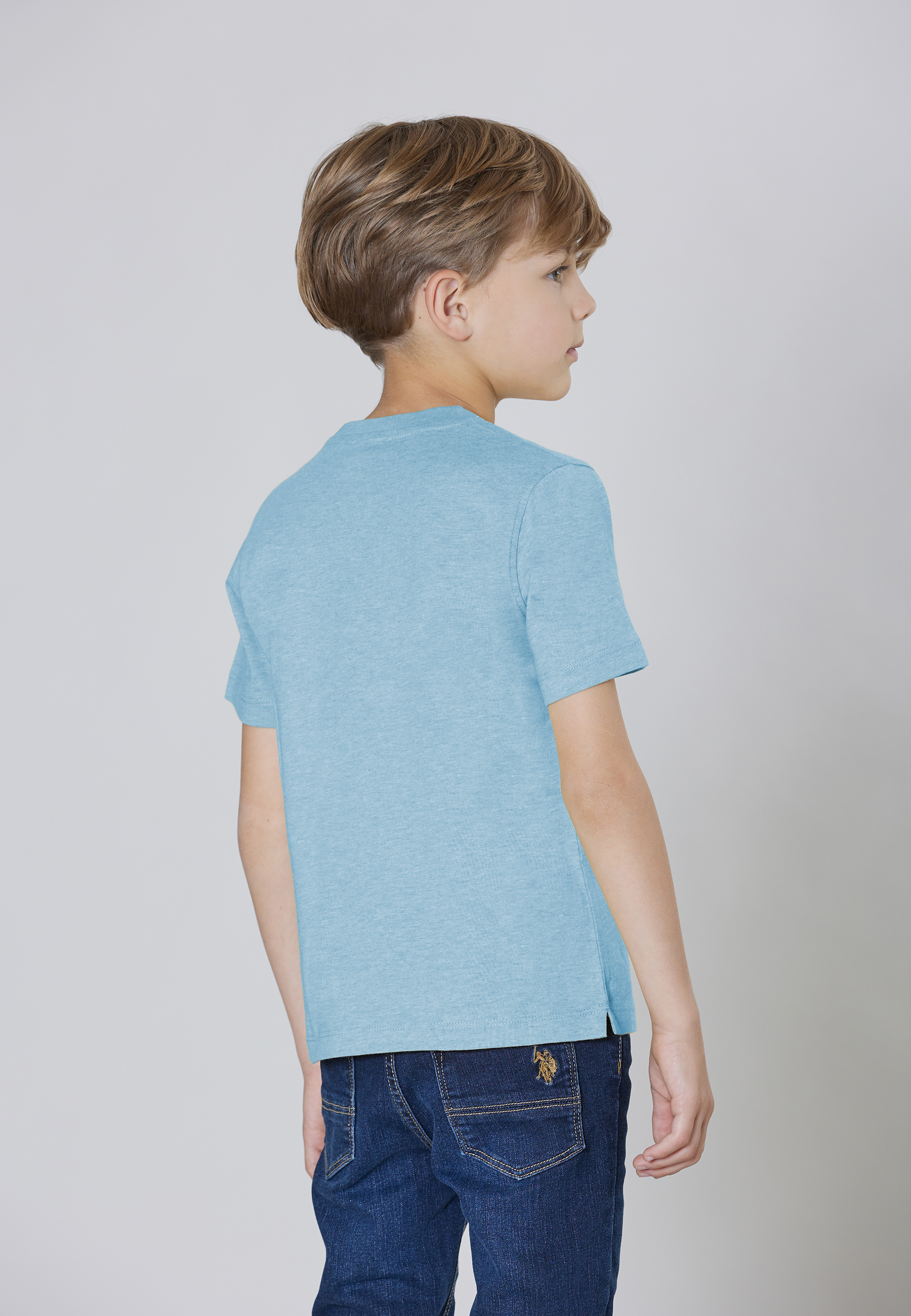 T-shirt a maniche corte in cotone melange premium quality