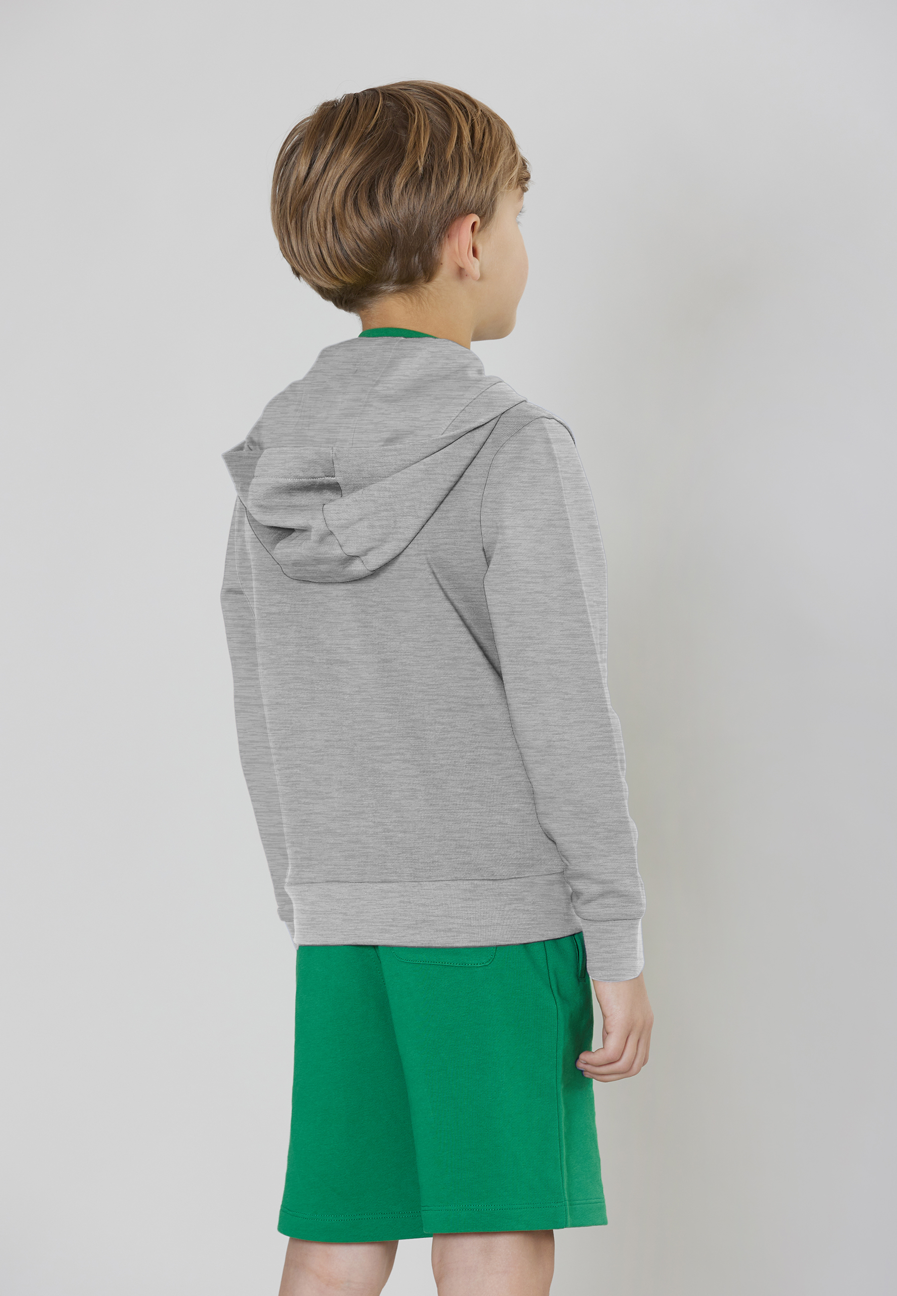 Felpa con cappuccio in cotone