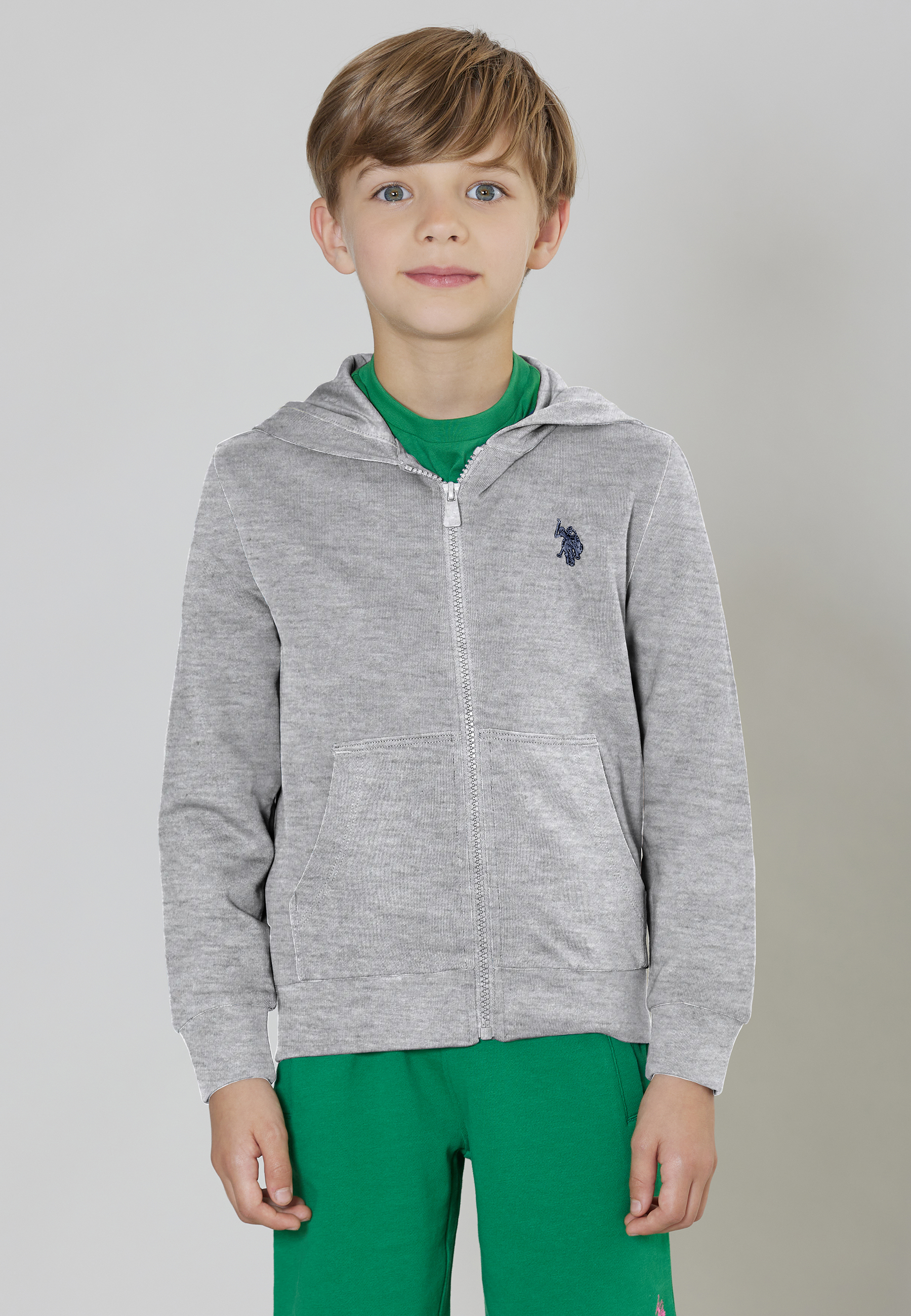 Felpa con cappuccio in cotone