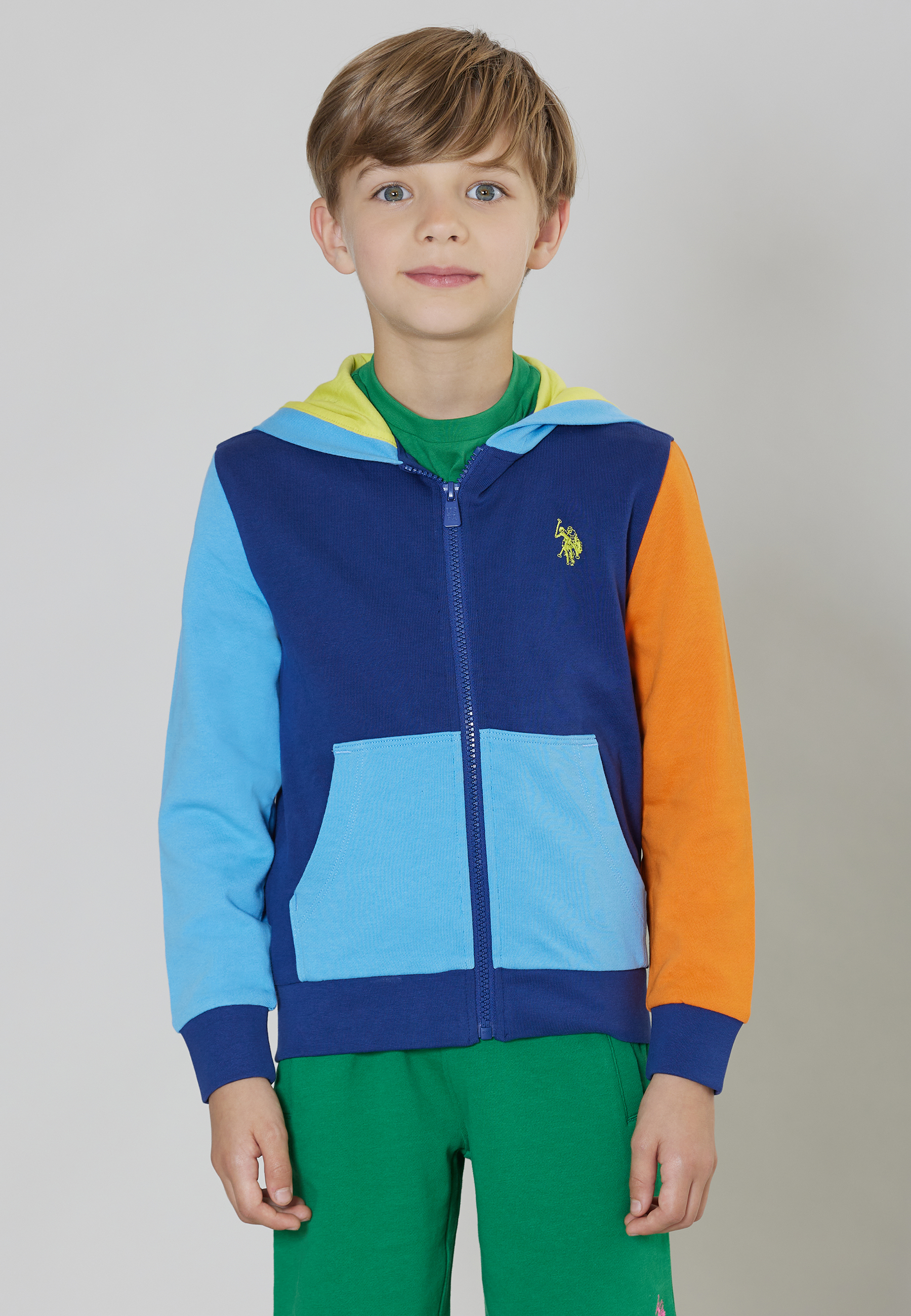 Felpa con cappuccio in cotone