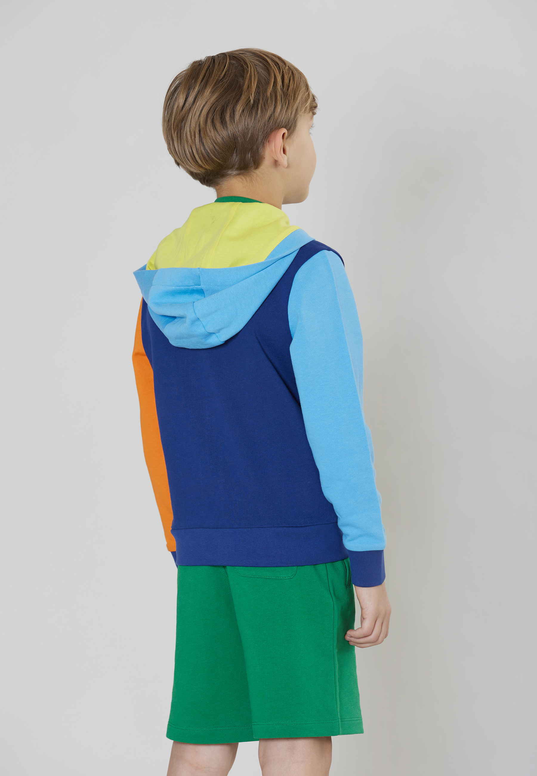 Felpa con cappuccio in cotone