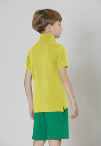 Polo shirt a maniche corte in cotone piquet con logo