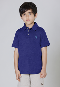 Polo shirt a maniche corte in misto cotone e lino premium quality