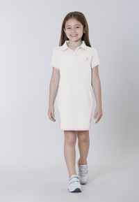 Abito a maniche corte in cotone stretch