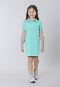 Abito a maniche corte in cotone stretch