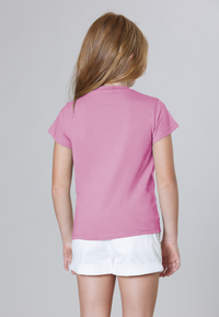 T-shirt a maniche corte in cotone stretch