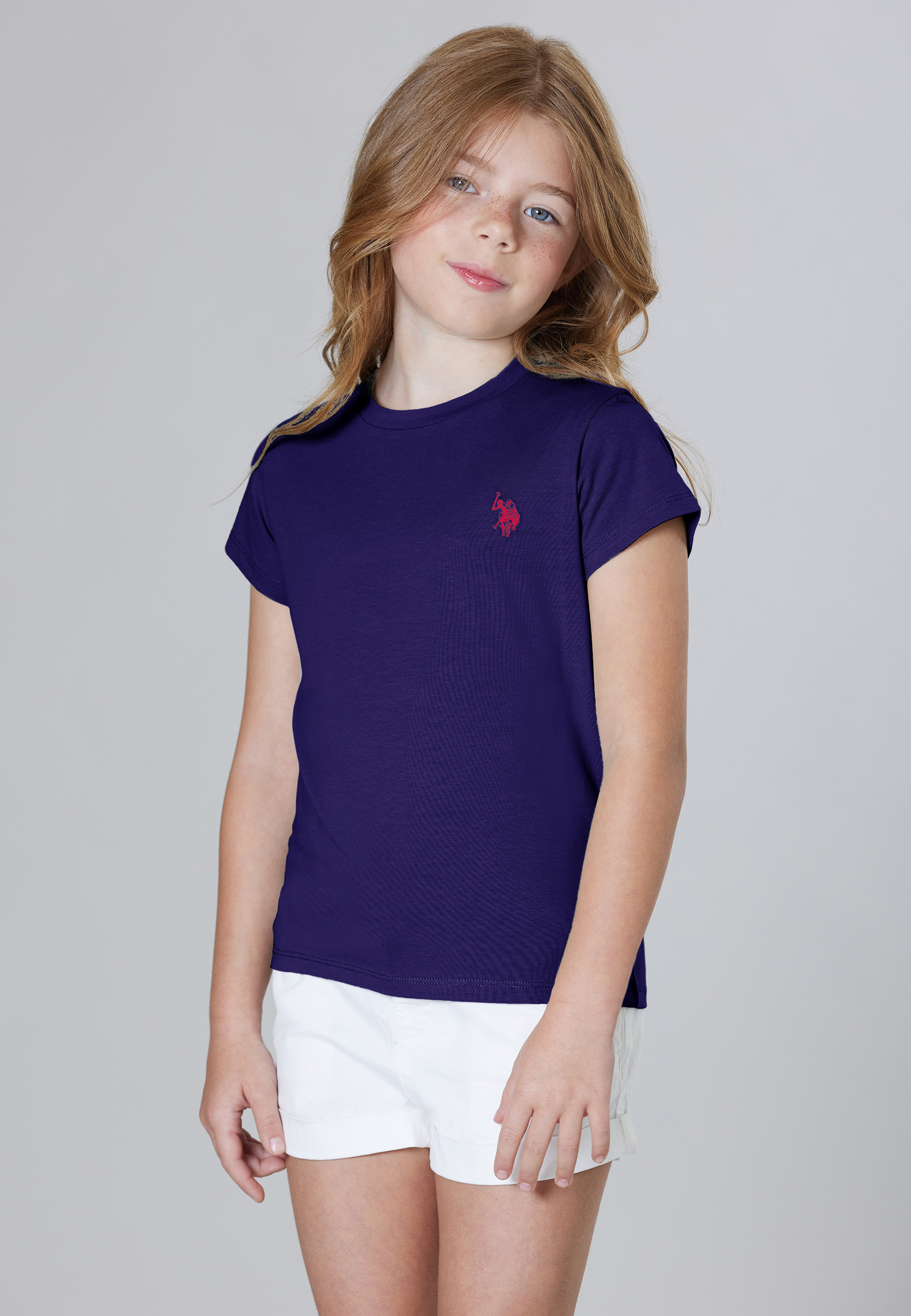 T-shirt a maniche corte in cotone stretch