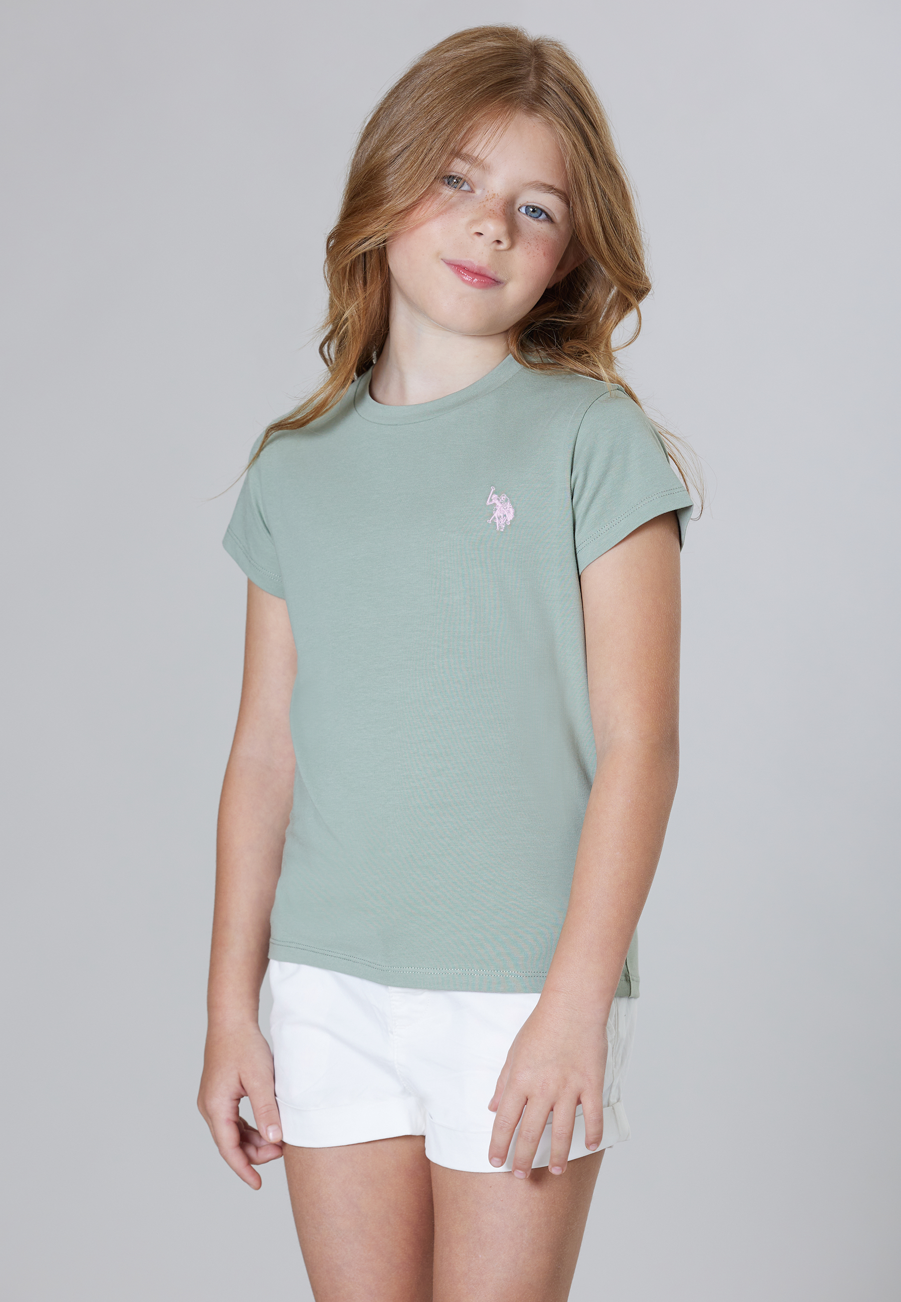 T-shirt a maniche corte in cotone stretch