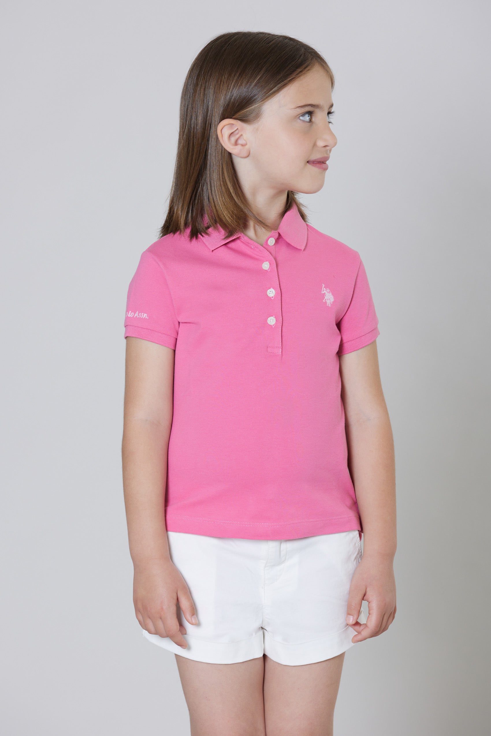 Polo shirt a maniche corte in cotone micropiquet stretch