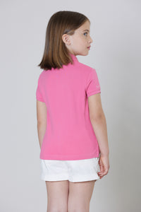 Polo shirt a maniche corte in cotone micropiquet stretch