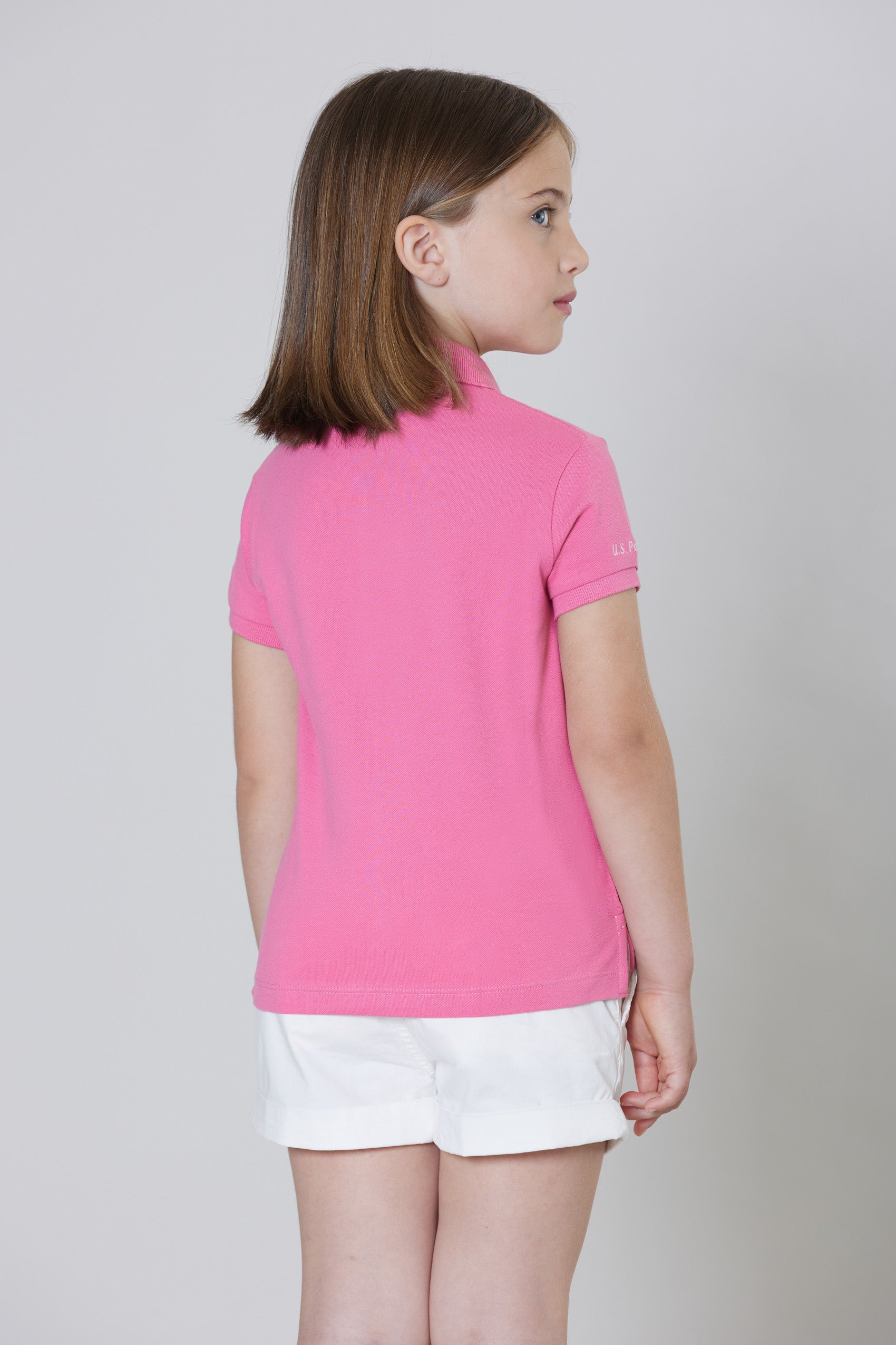 Polo shirt a maniche corte in cotone micropiquet stretch