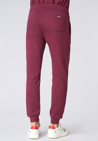 Pantalone sportivo in caldo cotone con logo