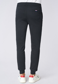 Pantalone sportivo in caldo cotone con logo