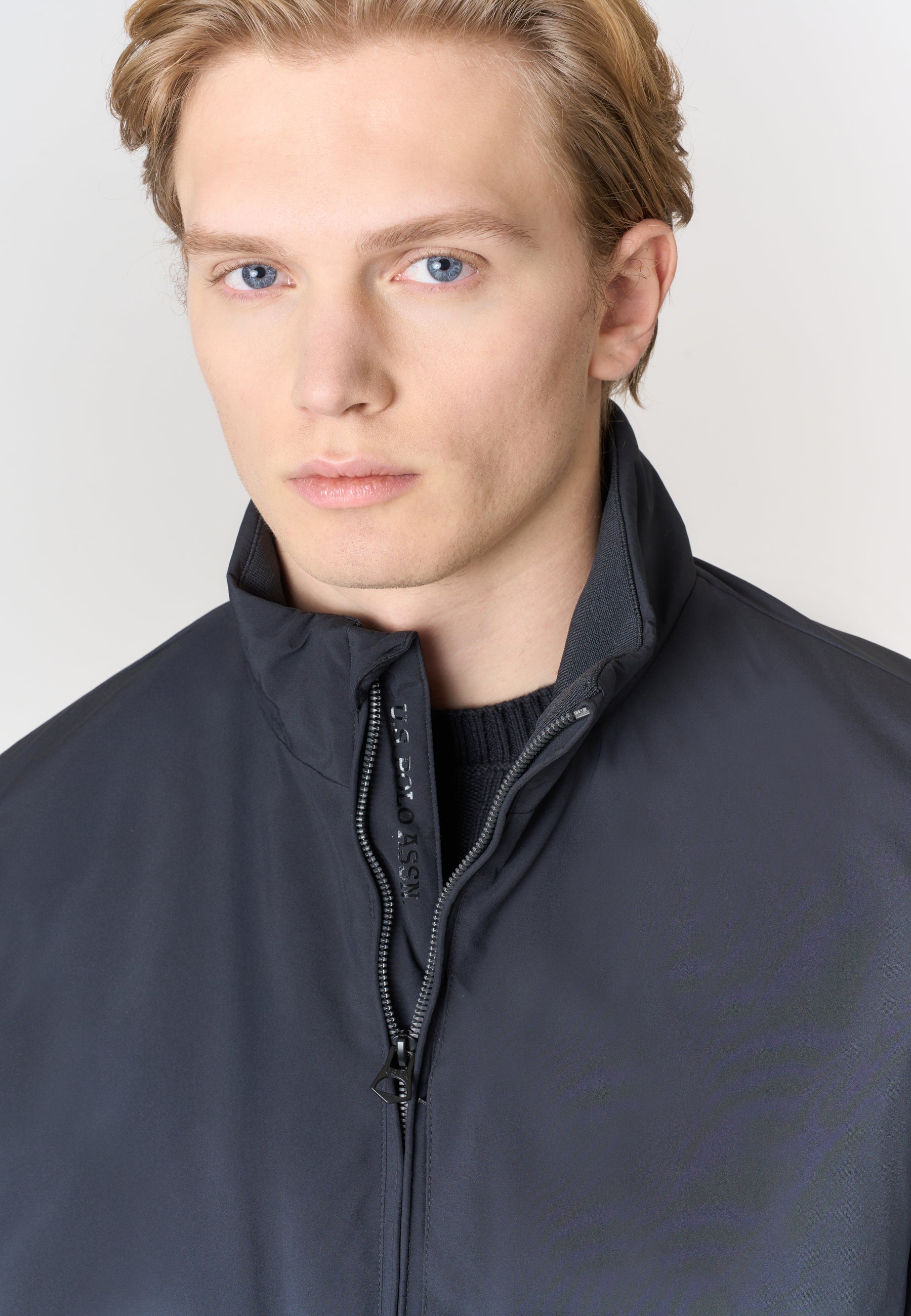 Giacca bomber imbottita con logo
