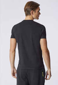 T-shirt in cotone jersey stretch con logo