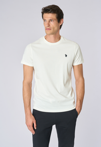 T-shirt a maniche corte heavy jersey con logo