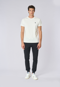 T-shirt a maniche corte heavy jersey con logo