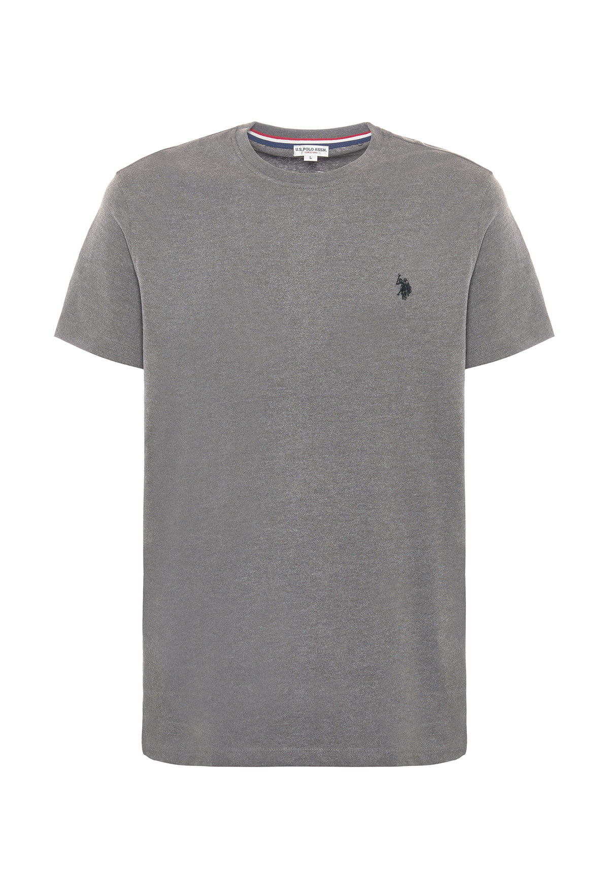 T-shirt girocollo in cotone heavy jersey
